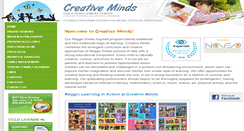Desktop Screenshot of creativemindscdc.org